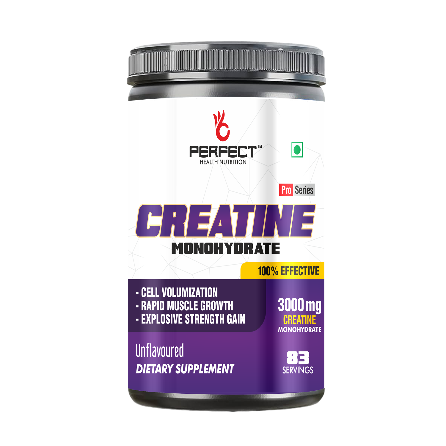 PERFECT HEALTH NUTRITION CREATINE MONOHYDRATE (FLAVOURED) 307GM (83 Serving)