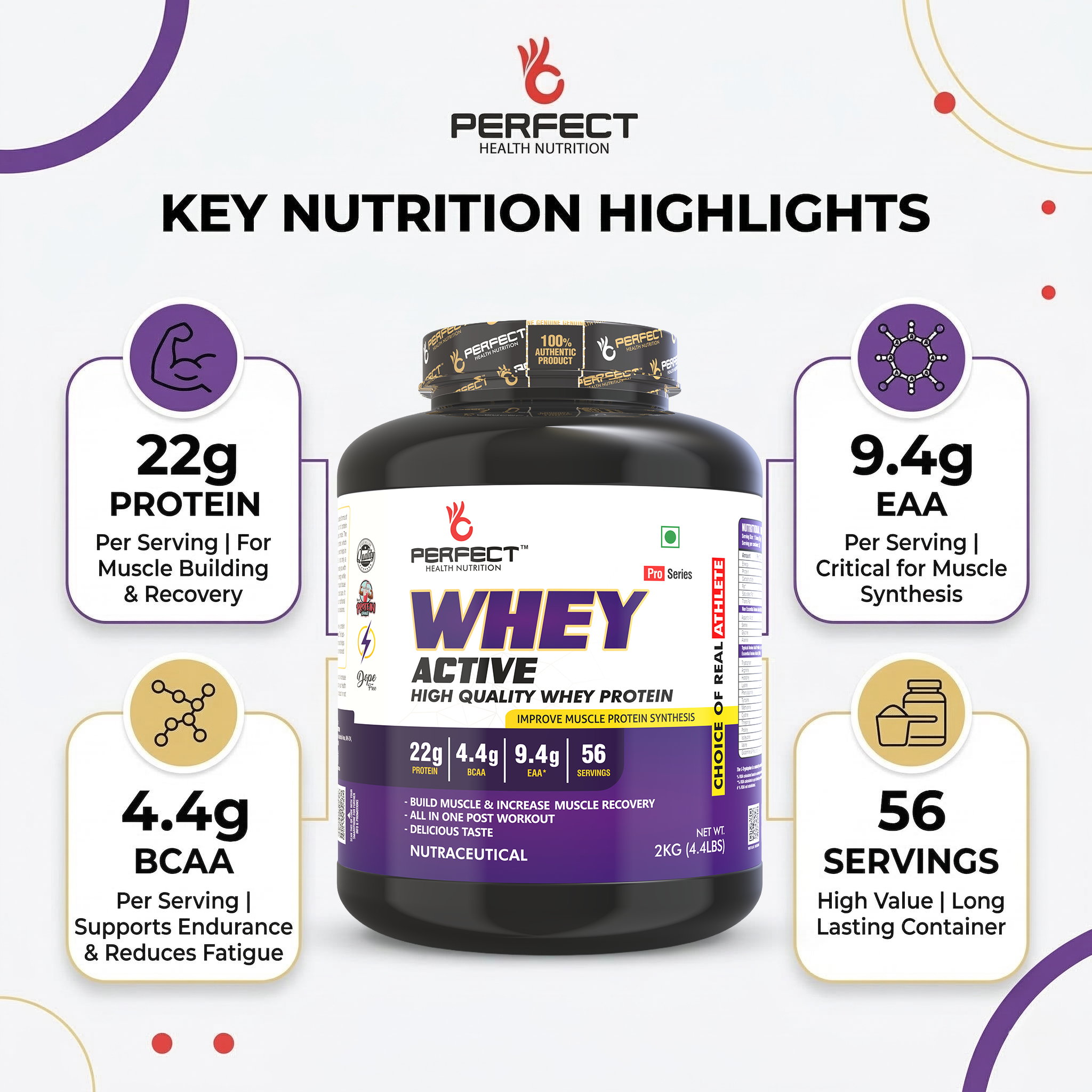Perfect Health Nutrition Whey Active - Image 3